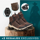 Bota Masculina Dry-Tech Ortopédica Impermeable y con Suela Antideslizante + 3 regalos: Reloj, Cinturón y Billetera