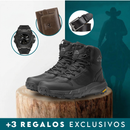 Bota Masculina Titan Ortopédica Impermeable y con Suela Antideslizante + 3 regalos: Reloj, Cinturón y Billetera