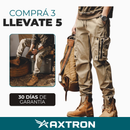 [Llevá 5, Pagá 3] Calza Masculino Force en Ripstop y Poliéster con Bolsillos Tácticos y Calce Ideal