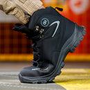 Kit de Bota Masculina Safety en cuero legítimo 100% (impermeable y antideslizante) + 3 regalos por tiempo limitado