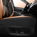 Funda de Auto Universal Dominus en Cuero Legítimo con Airbag +REGALOS: Alfombras de Cuero y Funda de Volante