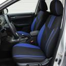 Capa de Auto Universal Velour en Cuero Legítimo con AirBag +REGALOS: Alfombra de Cuero y Funda para Volante