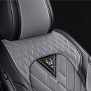 Funda de Asiento Universal Baron en Cuero Legítimo con Airbag + REGALOS: Alfombra de Cuero y Funda para Volante