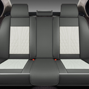 Funda de Asiento Universal Vector en Cuero Legítimo con Airbag + REGALOS: Alfombra de Cuero y Funda para Volante