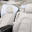 Funda de Asiento Universal Nitro en Cuero Legítimo con Airbag + REGALOS: Alfombra de Cuero y Funda para Volante