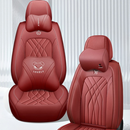 Funda de Asiento Universal Sentinel en Cuero Legítimo con Airbag + REGALOS: Alfombra de Cuero y Funda para Volante