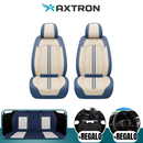 Funda de Auto Universal Iron en Cuero Legítimo con AirBag +REGALOS: Alfombra de Cuero y Funda para Volante