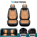 Funda de Asiento Universal Brutus en Cuero Legítimo con Airbag + REGALOS: Alfombra de Cuero y Funda para Volante