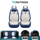 Funda de Asiento Universal Bastion en Cuero Legítimo con Airbag + REGALOS: Alfombra de Cuero y Funda para Volante