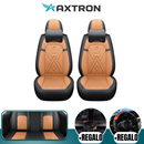 Funda de Asiento Universal Bastion en Cuero Legítimo con Airbag + REGALOS: Alfombra de Cuero y Funda para Volante