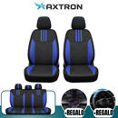 Capa de Auto Universal Velour en Cuero Legítimo con AirBag +REGALOS: Alfombra de Cuero y Funda para Volante