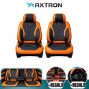 Funda para Auto Hunder Universal en Cuero Legítimo con Airbag Incorporado + REGALO: Alfombra y Funda para Volante