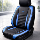 Funda para Auto Booster Universal en Cuero Legítimo con Airbag Incorporado + REGALO: Alfombra y Funda para Volante