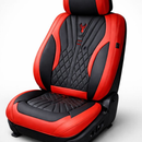 Funda para Auto Hunder Universal en Cuero Legítimo con Airbag Incorporado + REGALO: Alfombra y Funda para Volante